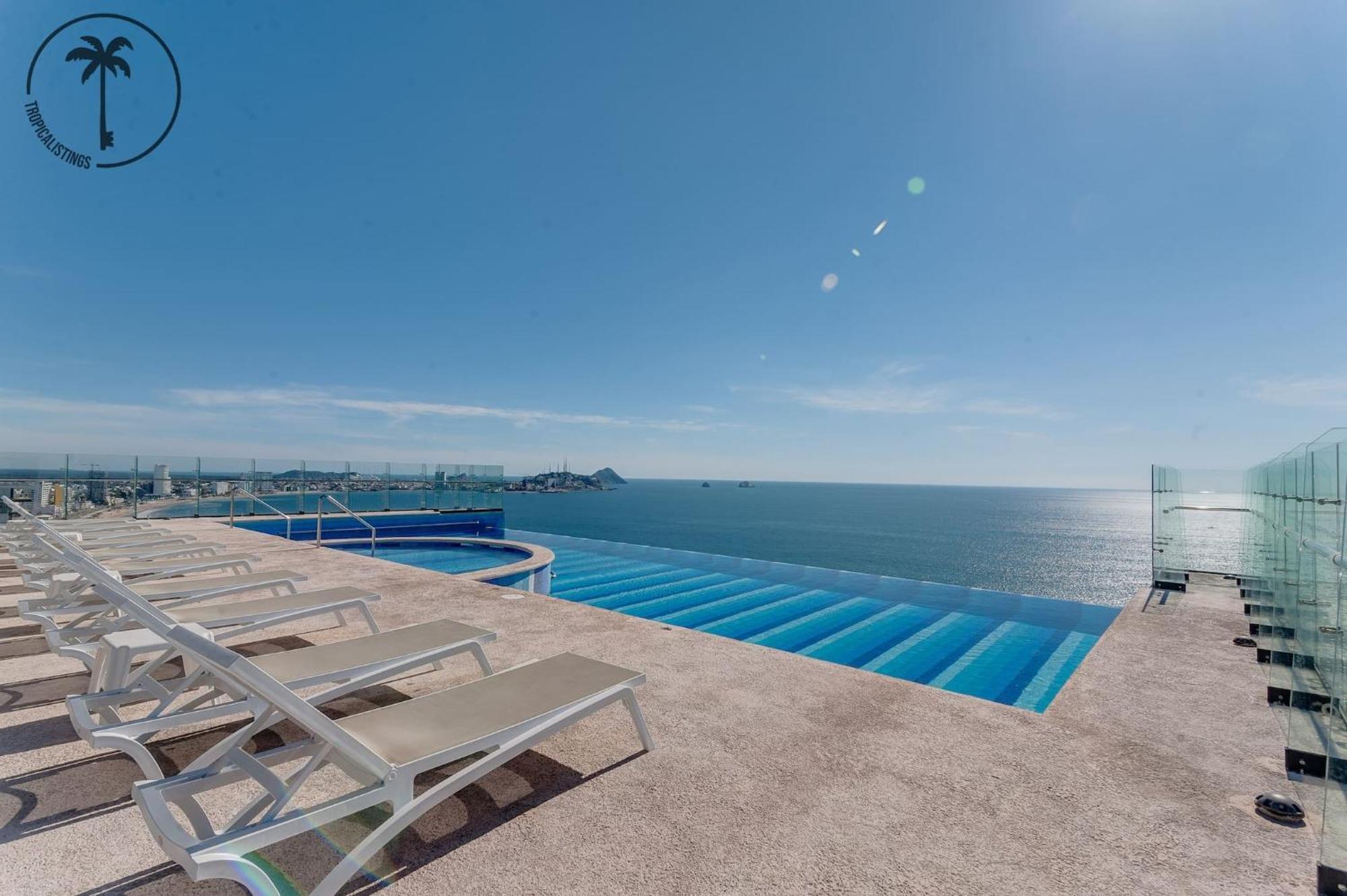 Апартаменты Terraza Con Vista Al Mar, Bbq Y Piscina Масатлан Экстерьер фото